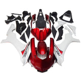 Candy Red and White Fairing Kit for a 2015, 2016, 2017, 2018 & 2019 Yamaha YZF-R1 motorcycle