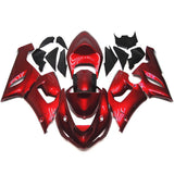 Candy Red Fairing Kit for a 2005 & 2006 Kawasaki ZX-6R 636 motorcycle