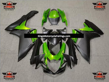 Suzuki GSXR600 (2011-2023) Matte Black & Green Fairings at KingsMotorcycleFairings.com