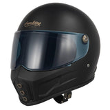 Black Iron King Motorcycle Helmet at KingsMotorcycleFairings.com