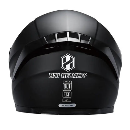 Matte Black Edge HNJ Full-Face Motorcycle Helmet is brought to you by KingsMotorcycleFairings.com