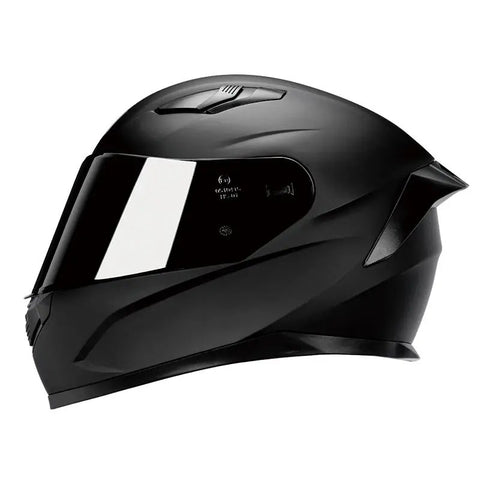 Matte Black Edge HNJ Full-Face Motorcycle Helmet is brought to you by KingsMotorcycleFairings.com
