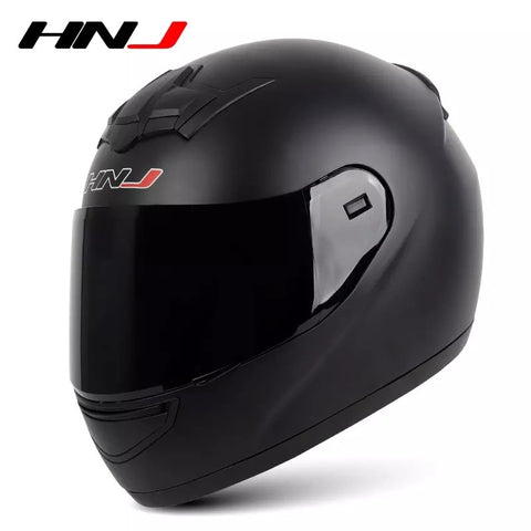 The Matte Black HNJ Full-Face Motorcycle Helmet is brought to you by Kings Motorcycle Fairings