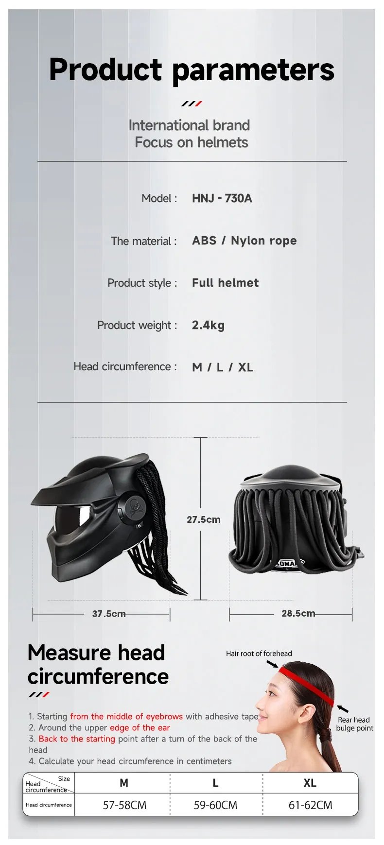 Matte Black Predator HNJ Motorcycle Helmet - KingsMotorcycleFairings.com