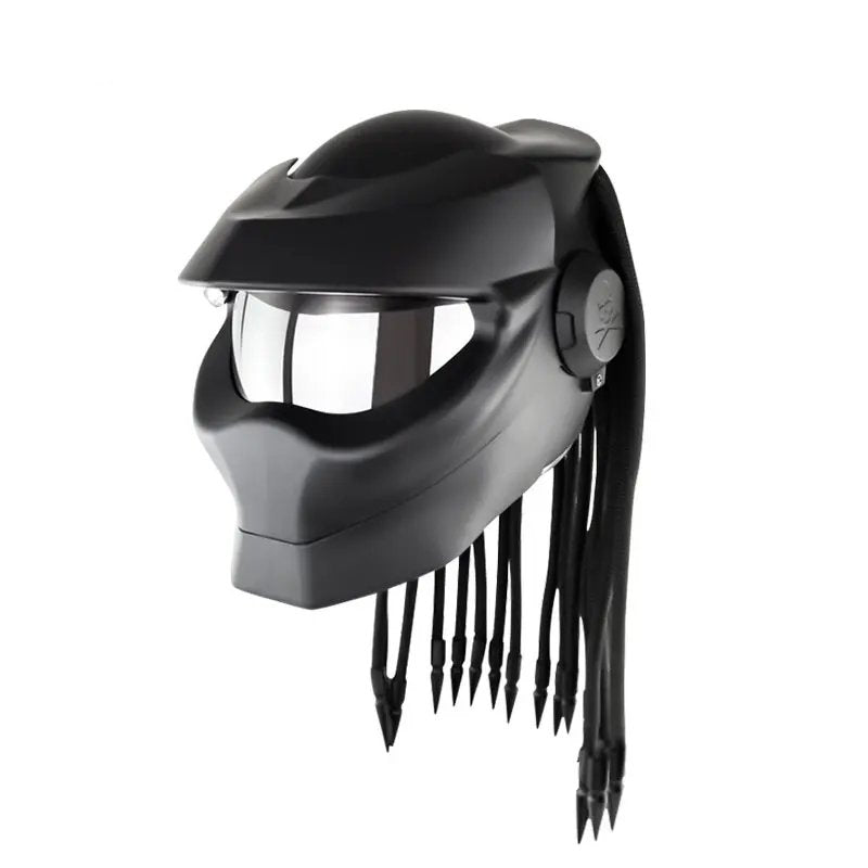 Matte Black Predator Motorcycle Helmet | Kings Motorcycle