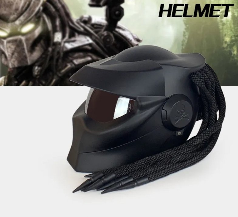 Matte Black Predator Motorcycle Helmet | Kings Motorcycle Matte Black Predator Motorcycle Helmet | Kings Motorcycle