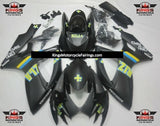 Matte Black, Yellow and Blue Rizla Fairing Kit for a 2006 & 2007 Suzuki GSX-R750 motorcycle