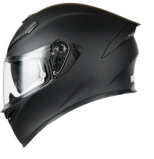 Matte Black Ryzen Motorcycle Helmet at KingsMotorcycleFairings.com