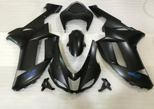 Fairing kit for a Kawasaki Ninja ZX6R 636 (2007-2008) Matte Black & Blue