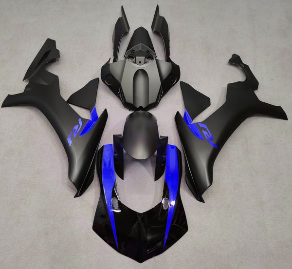 Yamaha YZF-R1 (2015-2019) Matte Black, Black & Blue Fairings