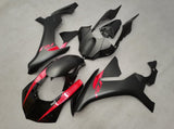 Matte Black, Gloss Black and Red Fairing Kit for a 2015, 2016, 2017, 2018 & 2019 Yamaha YZF-R1 motorcycle