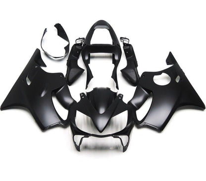 Matte Black Fairing Kit for a 2001, 2002, 2003 Honda CBR600F4i motorcycle