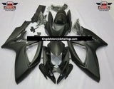 Matte Black Fairing Kit for a 2006 & 2007 Suzuki GSX-R600 motorcycle