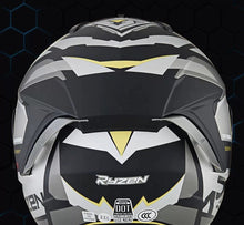 Matte Black, Gray & Yellow RO5 Motorcycle Helmet at KingsMotorcycleFairings.com