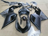 Matte Black & Matte Gray Fairing Kit with Black Decals for a 2007, 2008, 2009, 2010, 2011, 2012, 2013 & 2014 Ducati 1098 motorcycle. The photos used are examples. Your new Ducati 1098 fairing kit will have 1098 decals