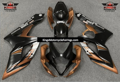 Suzuki GSXR1000 (2005-2006) Matte Black, Matte Bronze & Matte Silver Fairings