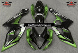 Suzuki GSXR1000 (2005-2006) Matte Black, Matte Green & Matte Silver Fairings