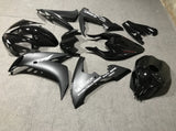 Black and Matte Black Fairing Kit for a 2004, 2005 & 2006 Yamaha YZF-R1 motorcycle