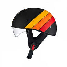 Matte Black, Yellow, Orange & Red Carat Helmet at KingsMotorcycleFairings.com