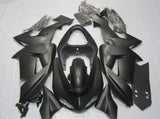 Matte Black Fairing Kit for a 2006 & 2007 Kawasaki ZX-10R motorcycle.