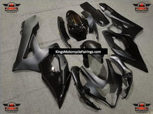 Matte Black and Gloss Black Fairing Kit for a 2005 & 2006 Suzuki GSX-R1000 motorcycle