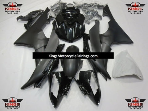 Yamaha YZF-R6 (2008-2016) Matte Black & Gloss Black Fairings