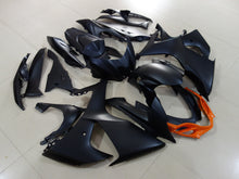 Matte Black and Orange Fairing Kit for a 2009, 2010, 2011, 2012, 2013, 2014, 2015 & 2016 Suzuki GSX-R1000 motorcycle