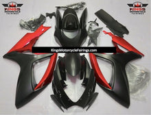 Suzuki GSXR750 (2006-2007) Matte Black & Red Fairings