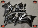 Matte Black and White Fairing Kit for a 2016, 2017, 2018, 2019 & 2020 Kawasaki Ninja ZX-10R motorcycle