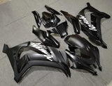 Fairing Kit for a Kawasaki Ninja ZX10R (2016-2020) Matte Black & White