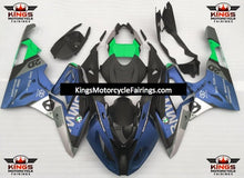 BMW S1000RR (2015-2016) Matte Blue, Matte Black, Matte Silver & Green Fairings
