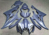 Matte Silver Blue Fairing Kit for a 2006 & 2007 Yamaha YZF-R6 motorcycle