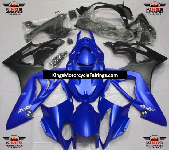 BMW S1000RR (2017-2018) Matte Royal Blue & Matte Black Fairings
