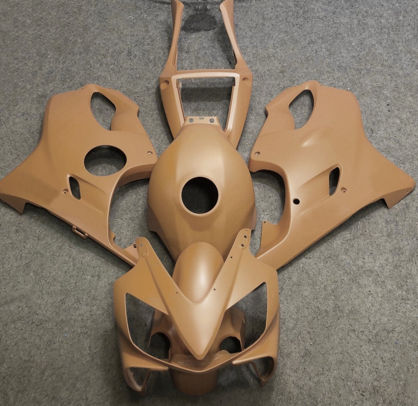 Matte Brown Fairing Kit for a 2001, 2002, 2003 Honda CBR600F4i motorcycle