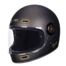 Matte Dark Gray Beasley Motorcycle Helmet from KingsMotorcycleFairings.com