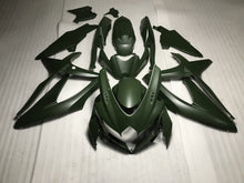 Matte Dark Green Fairing Kit for a 2008, 2009, & 2010 Suzuki GSX-R600 motorcycle