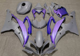 Yamaha YZF-R6 (2008-2016) Matte Gray & Purple Fairings