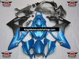 Matte Light Blue and Matte Black Fairing Kit for a 2015 and 2016 BMW S1000RR motorcycle