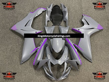 Matte Nardo Gray and Purple Fairing Kit for a 2011, 2012, 2013, 2014, 2015, 2016, 2017, 2018, 2019, 2020 & 2021 Suzuki GSX-R750 motorcycle