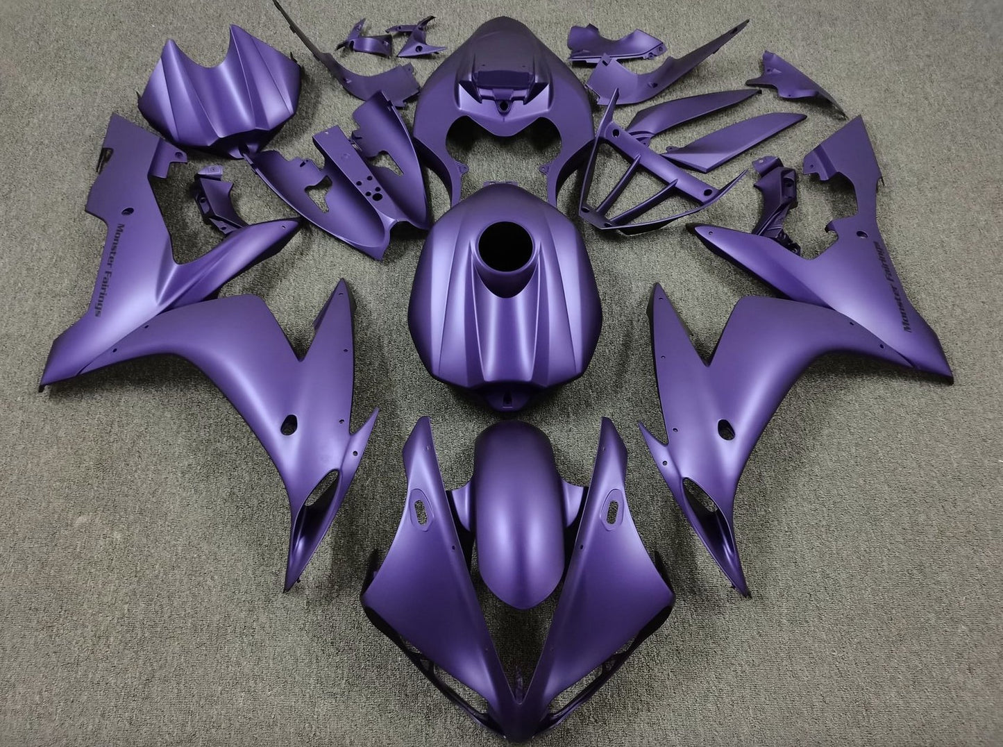Matte Purple Fairing Kit for a 2004, 2005 & 2006 Yamaha YZF-R1 motorcycle