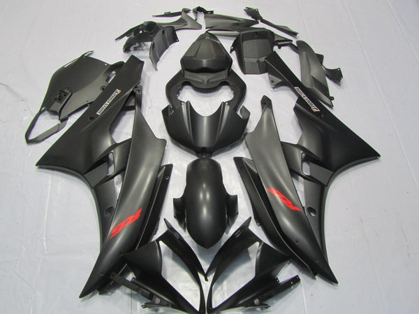 Yamaha YZF-R6 (2006-2007) Matte Black Fairings