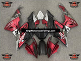 BMW S1000RR (2017-2018) Matte Red, Matte Black & Matte Silver Fairings
