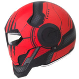 Matte Black and Red Claw Scratch Iron Man Full Face Motorcycle Helmet is brought to you by KingsMotorcycleFairings.com