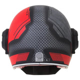 Matte Black and Red Claw Scratch Iron Man Full Face Modular Motorcycle Helmet is brought to you by KingsMotorcycleFairings.com