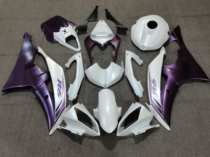 Yamaha YZF-R6 (2008-2016) Matte White & Matte Purple Fairings