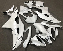 Matte White Fairing Kit for a 2008, 2009, 2010, 2011, 2012, 2013, 2014, 2015 & 2016 Yamaha YZF-R6 motorcycle