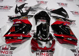 Monster Candy Red & Black 2008-2012 Kawasaki NINJA 250 at KingsMotorcycleFairings.com