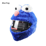 Blue Elmo Frog Cartoon Motorcycle Helmet Cover is brought to you by KingsMotorcycleFairings.com