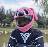 Pink Dog Cartoon Motorcycle Helmet Cover is brought to you by KingsMotorcycleFairings.com