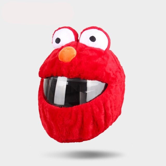 Red Elmo Frog Cartoon Motorcycle Helmet Cover